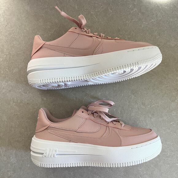 Nike Air Force 1 AF1 Platform PLT.AF.ORM Sneakers Pink Oxford Light Soft Pink - Picture 4 of 11
